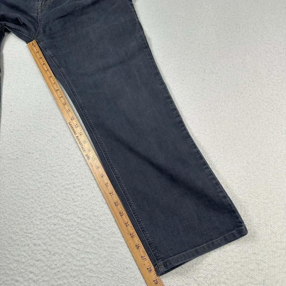 Prana‎ Bridger Jeans Mens 38x29 Slim Fit Straight Stretch Outdoors Hiking Gray